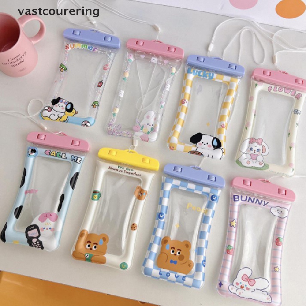 Túi Đựng Điện Thoại Họa Tiết Hoạt Hình Chống Thấm Nước Thời Trang Mùa Hè