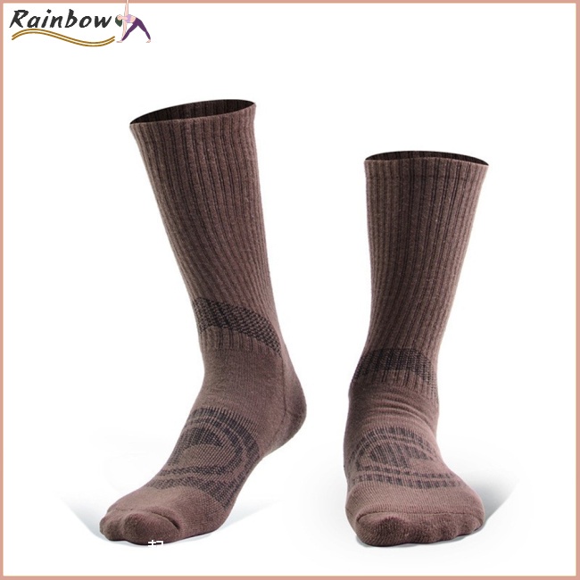 1 Đôi Tất Thể Thao Dày Chống Trượt Dùng Cho Các Hoạt Động Ngoài Trời