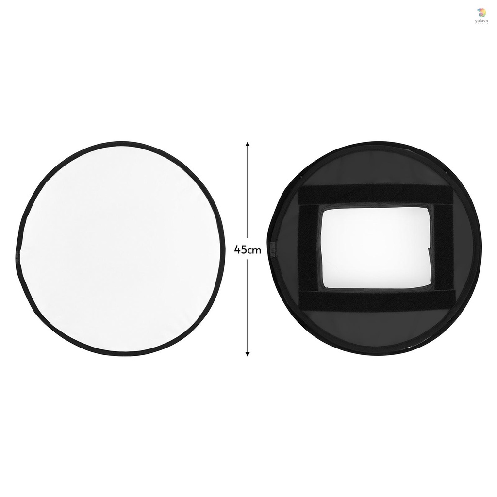 Hộp Khuếch Tán Ổ Cứng Hình Tròn YONGNUO YN45-1 45cm / 18in Có Thể Gập Lại Kèm Túi Đựng Cho YONGNUO YN300 / YN300 II / YN300 III / YN300 IV