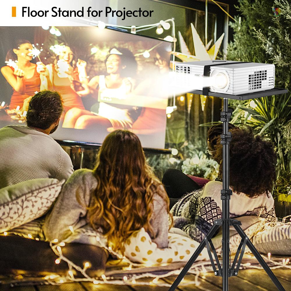 Giá Đỡ Ba Chân Bằng Hợp Kim Nhôm 41-135cm / 16-53in Chuyên Dụng Cho Máy Chiếu Laptop