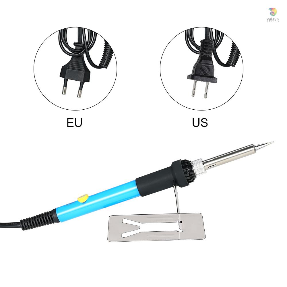 Súng Hàn Điện 858D 700W Chất Lượng Cao Có Đèn LED Kỹ Thuật Số BGA + Bộ Sắt Điện Tử SMD SMT DIP US Plug