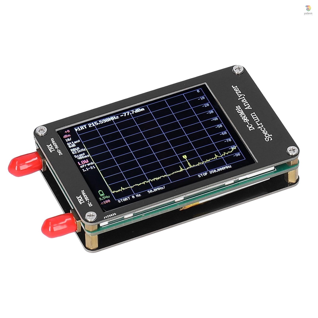 Máy Phân Tích Cầm Tay USB Type-C 2.8inch Có Thể Sạc Lại Với 4 Chế Độ Chiếu Sáng 100KHz-350MHz Và 260-960MHz