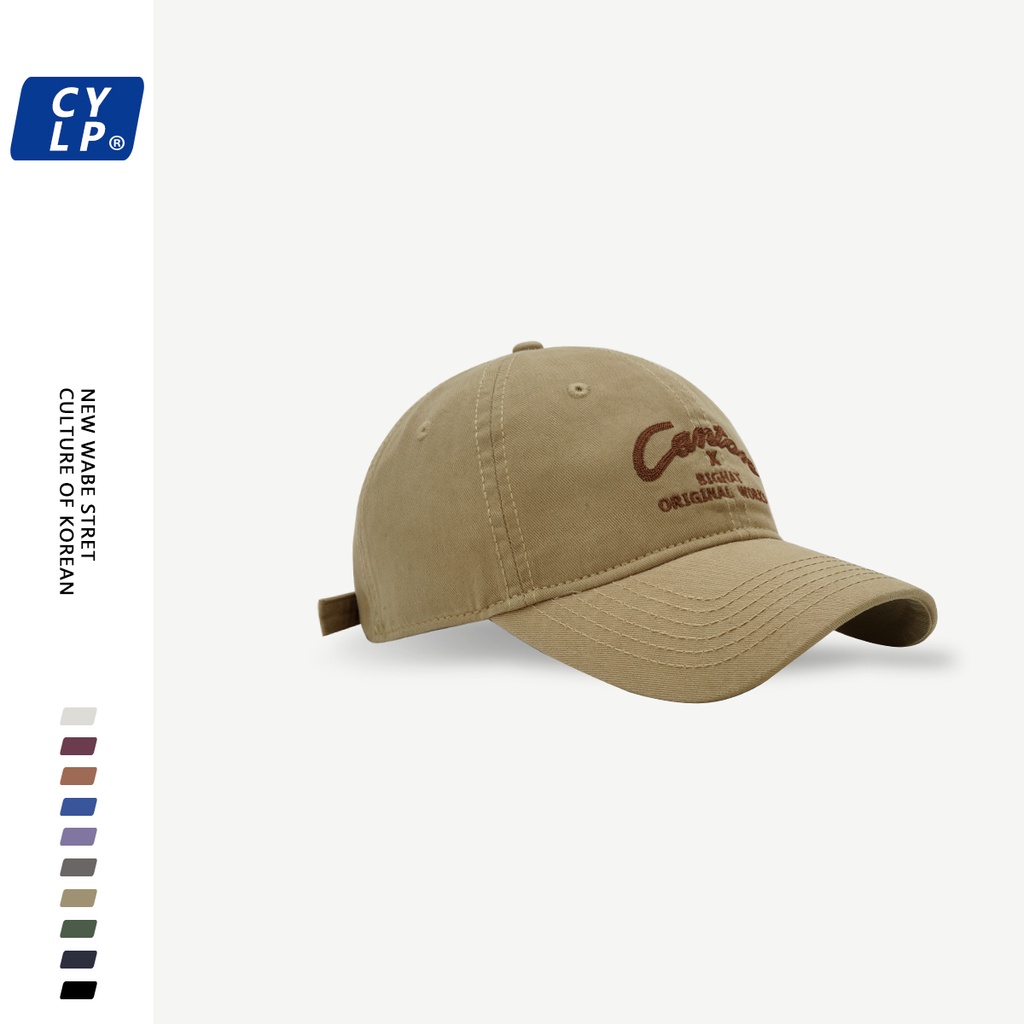 Mũ Lưỡi Trai Thêu Chữ Phong Cách Đường Phố Hàn Quốc Thời Trang