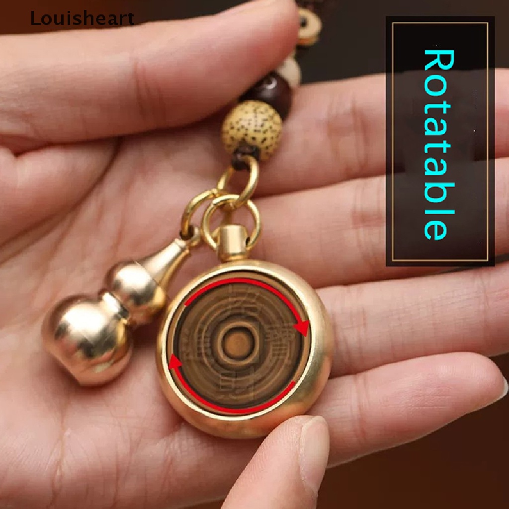 Louisheart Dây Móc Khóa Bằng Đồng Thau Hình Quả Bầu May Mắn Phong Cách Vintage