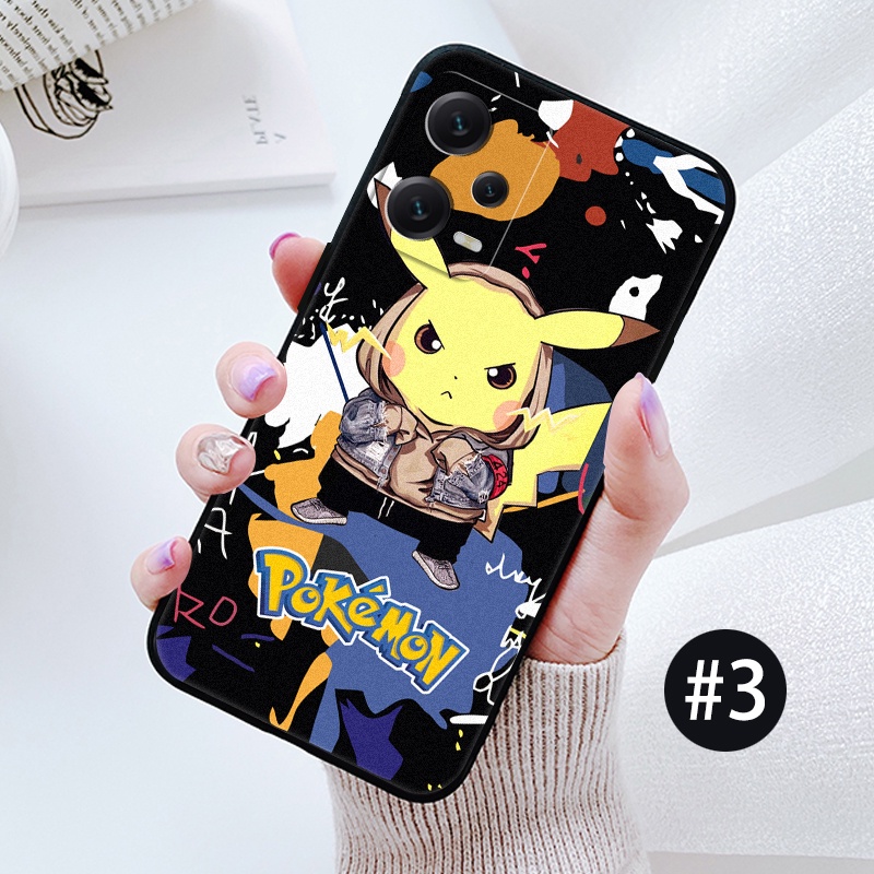 Ốp Điện Thoại Tpu Dẻo In Hình Pikachu Cho Redmi NOTE 12 12C 11A PRO PLUS 4G 5G