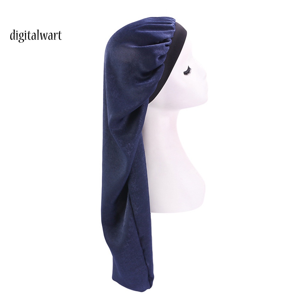 Kỹ Thuật Số| Mũ Trùm Đầu Co Giãn In Họa Tiết Hoa Kèm Khăn Choàng Cổ Không Vành Dùng Khi Ngủ