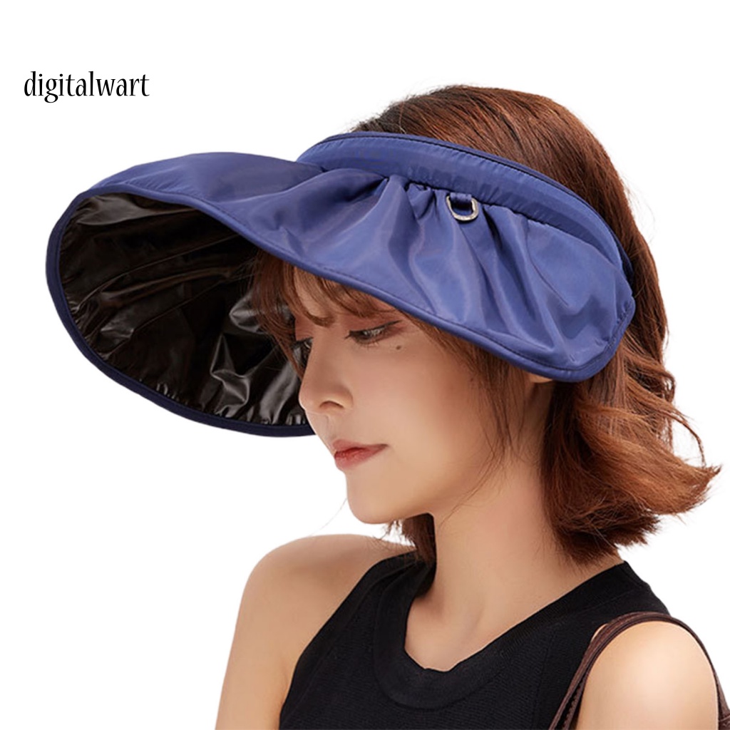 Kỹ Thuật Số| Mũ Chống Nắng Đi Biển Mùa Hè Gọn Nhẹ Thoáng Khí Màu Sắc Đơn Giản Cho Nữ