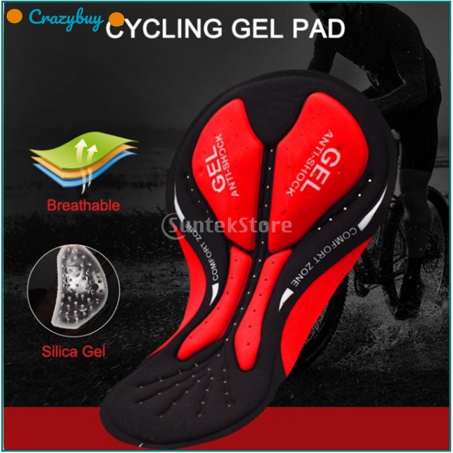 Cr [Helllery1] Quần Short Có Đệm Gel 3D Có Đệm Gel Dành Cho Nam Chạy Xe Đạp