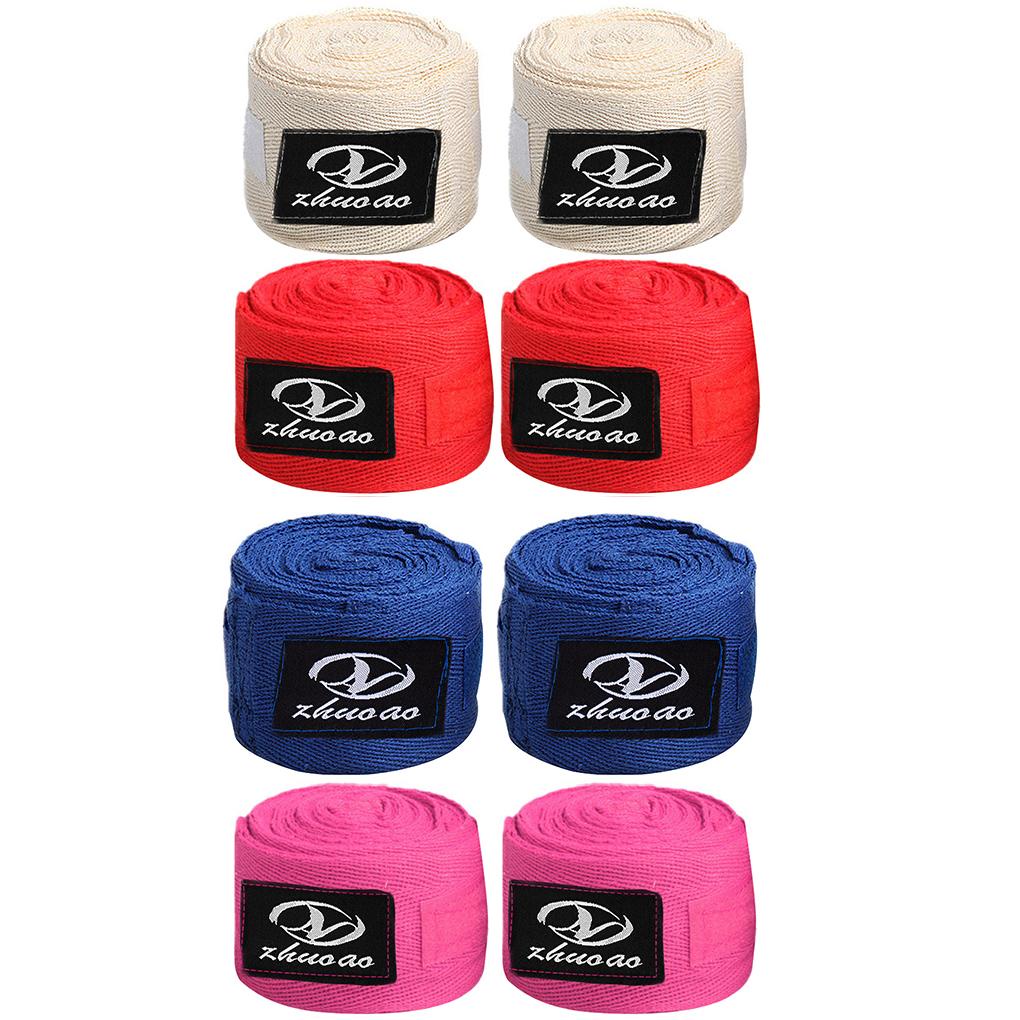 Băng Quấn Tay Vải Cotton Co Giãn Thấm Hút Mồ Hôi Chuyên Dùng Tập Boxing