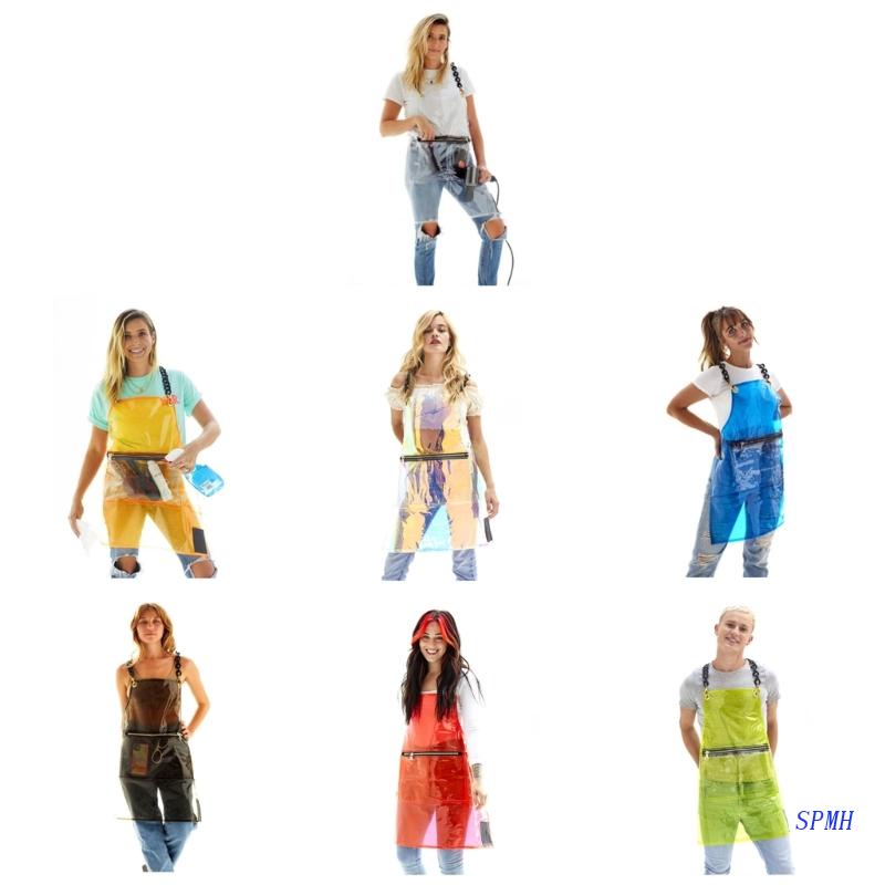 Tạp Dề TPU Siêu TPU Chống Thấm Nước Có Túi Lớn Và Dây Đeo Sợi Xích Đa Năng Dùng Khi Nấu Ăn