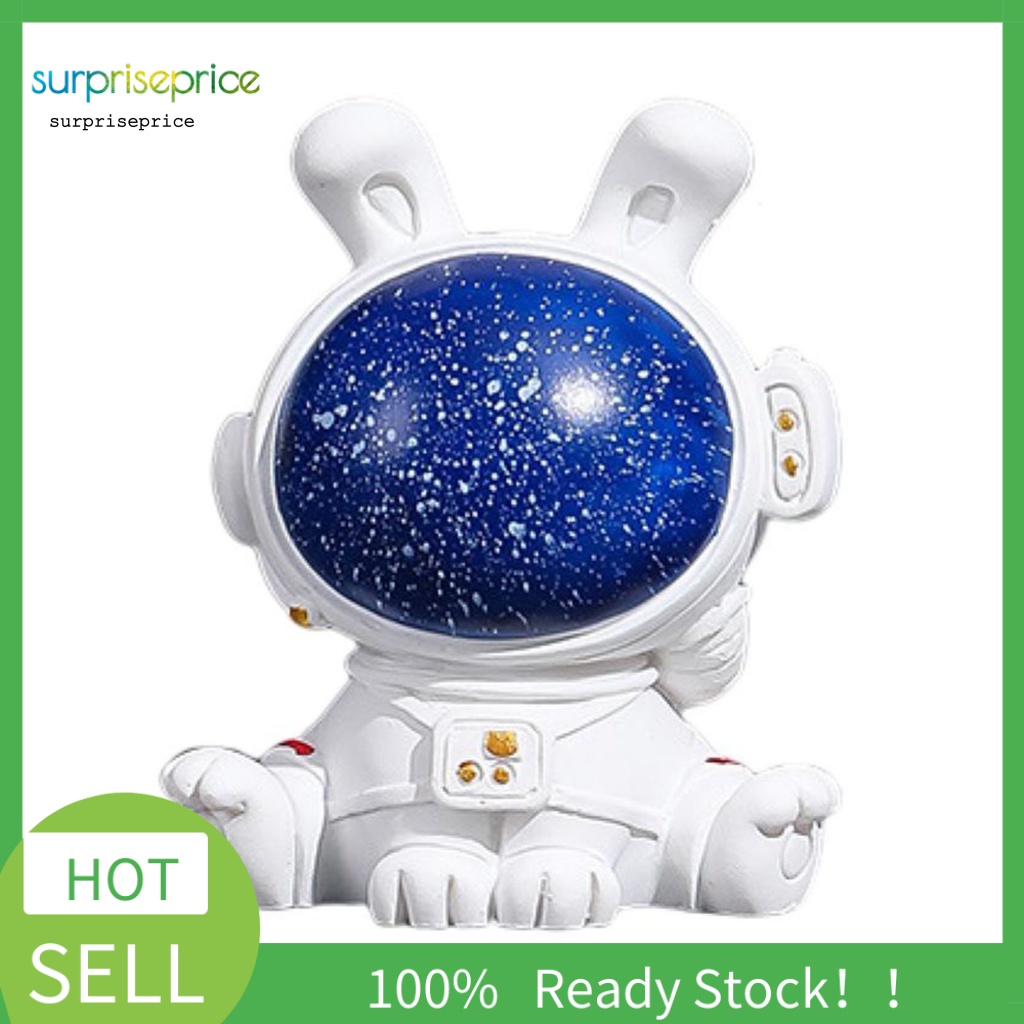 Mô Hình Phi Hành Gia Hoạt Hình Bằng Nhựa Resin Nhỏ Gọn Sáng Tạo Trang Trí Không Gian