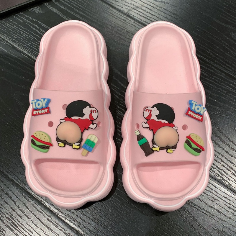 Dép bánh mì nữ sandal Đáy dày chống trượt chống nước Phim hoạt hình dễ thương