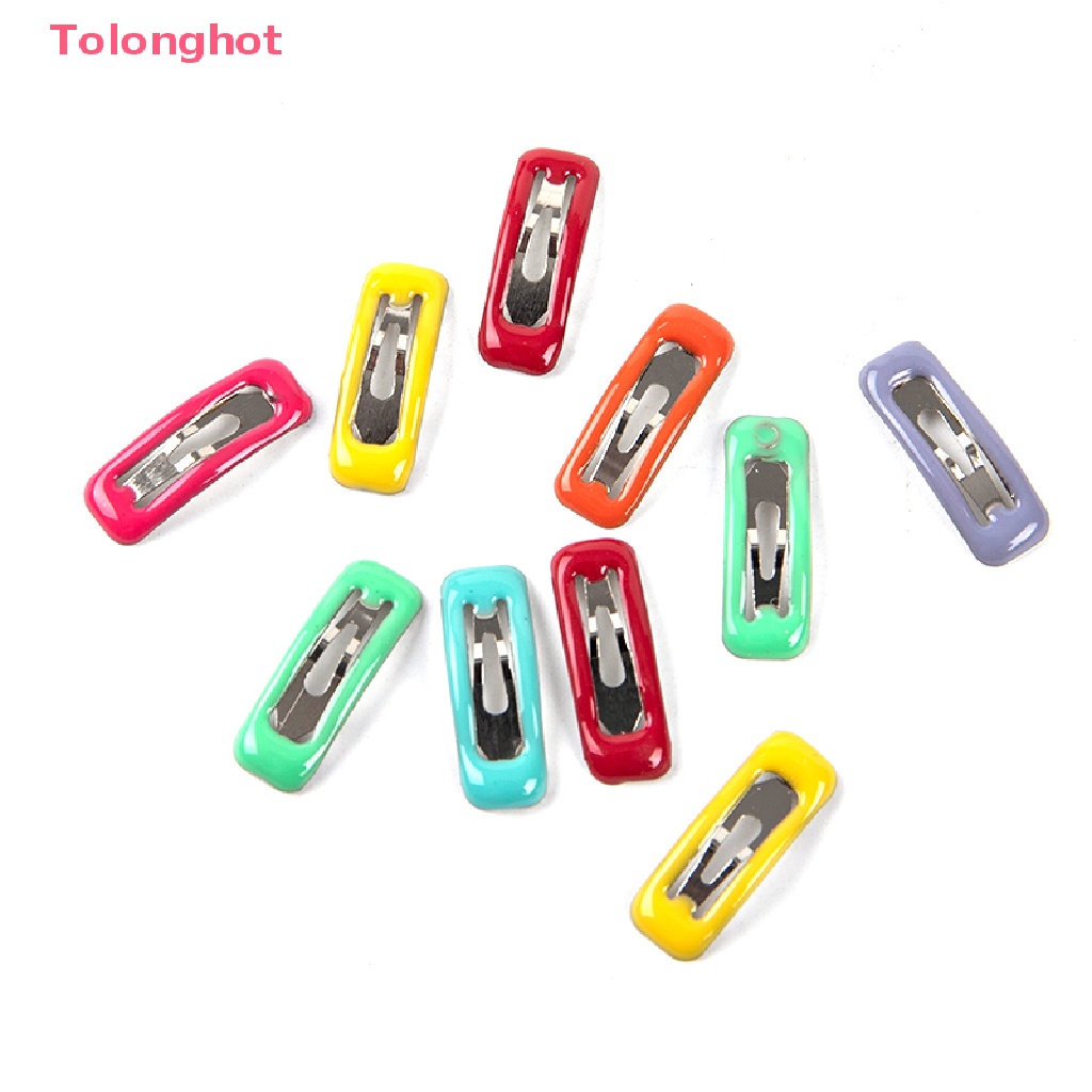 Set 10 Kẹp Tóc Mini 2cm Cho Búp Bê 1 / 6 1 / 12 OB11