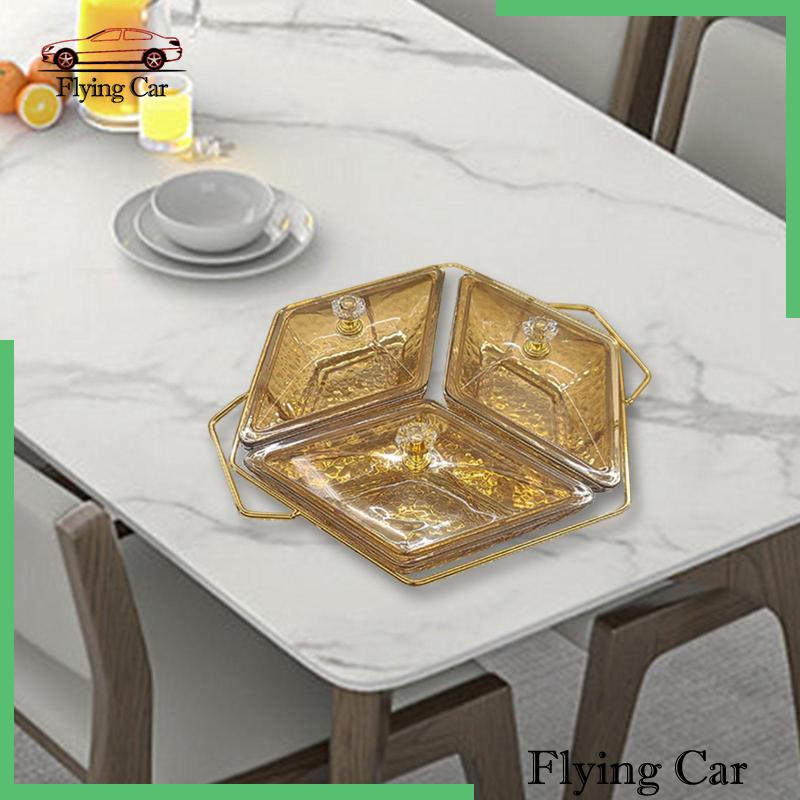 Đĩa Thủy Tinh Đựng Thức Ăn Vặt Đơn Giản Cho Phòng Khách / Tiệc Tùng Lzdjfmy2