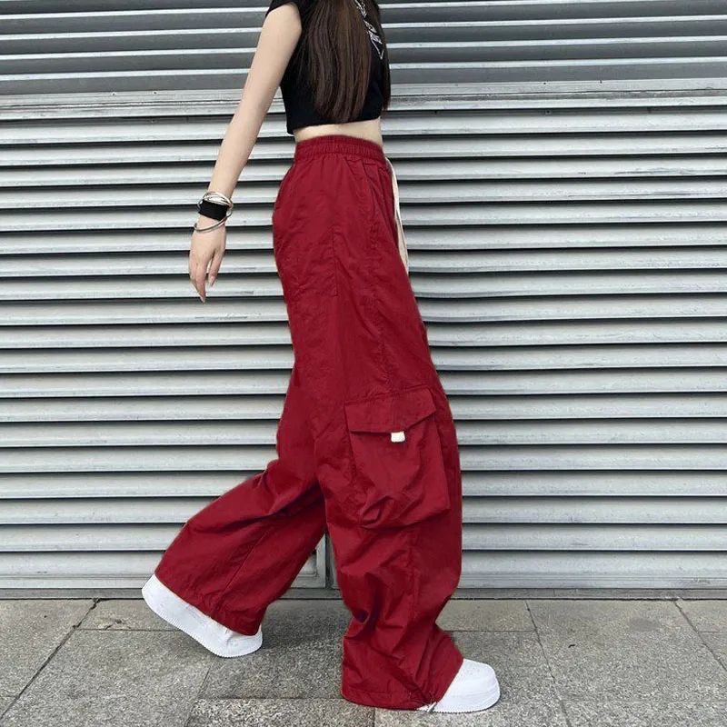 Quần baggy MMIOT y2k nhiều túi phong cách đường phố mỹ cá tính unisex S-3XL