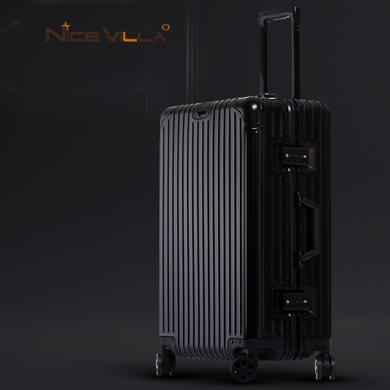 Vali Nhôm Nguyên Khối Khóa Sập NiceVilla 20inch & 24inch $ 29inch