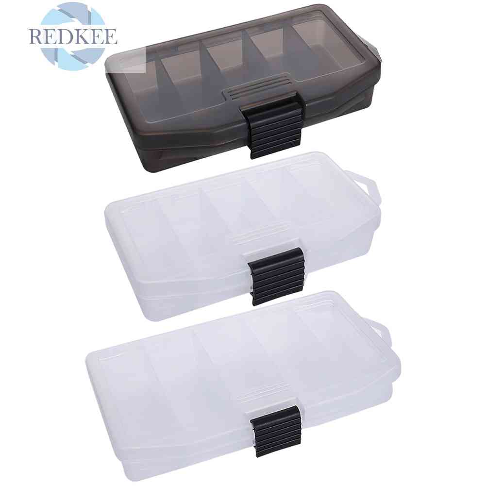 Hộp Nhựa Đựng Mồi Câu Cá 5 Ngăn Tiện Lợi
