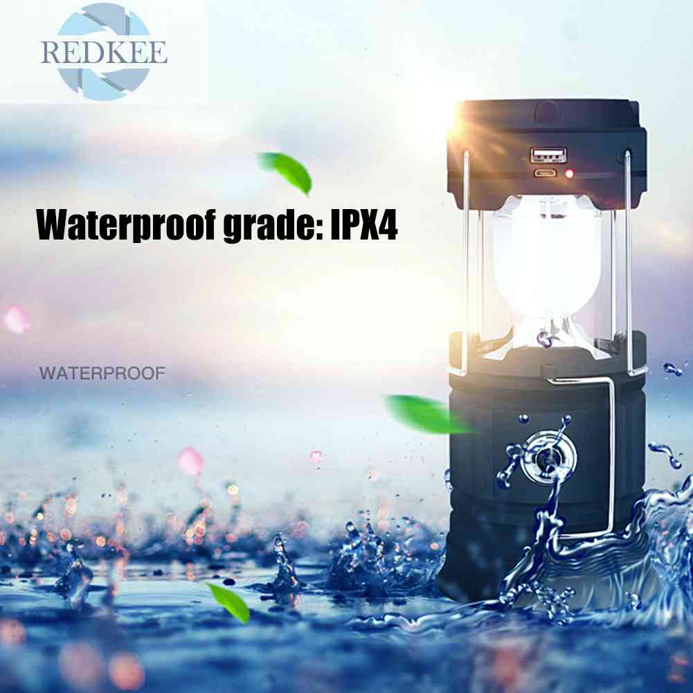 Đèn LED IPX4 Chống Thấm Nước Có Móc Treo Tiện Dụng Cho Cắm Trại / Câu Cá