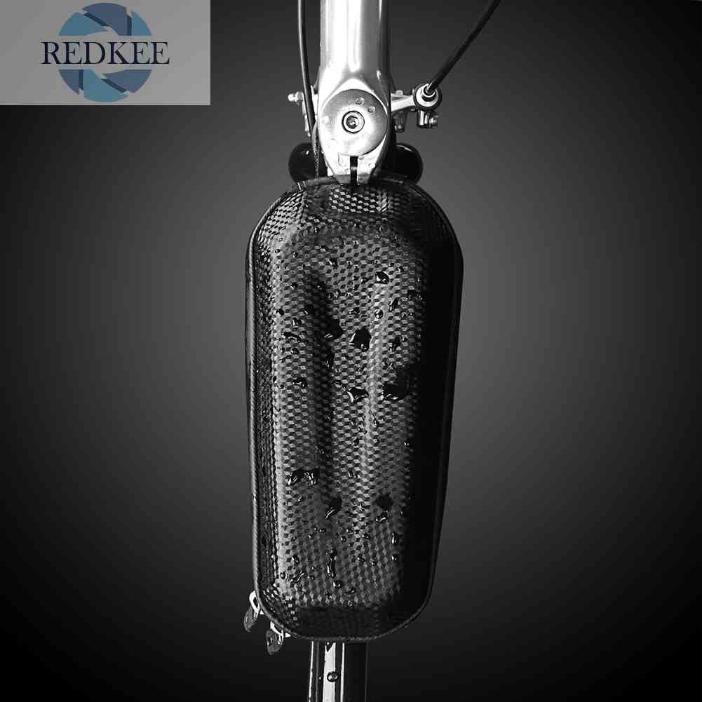 Túi Đựng Điện Thoại Chống Thấm Nước Màu Đen Phản Quang Gắn Ghi Đông Xe Đạp Leo Núi