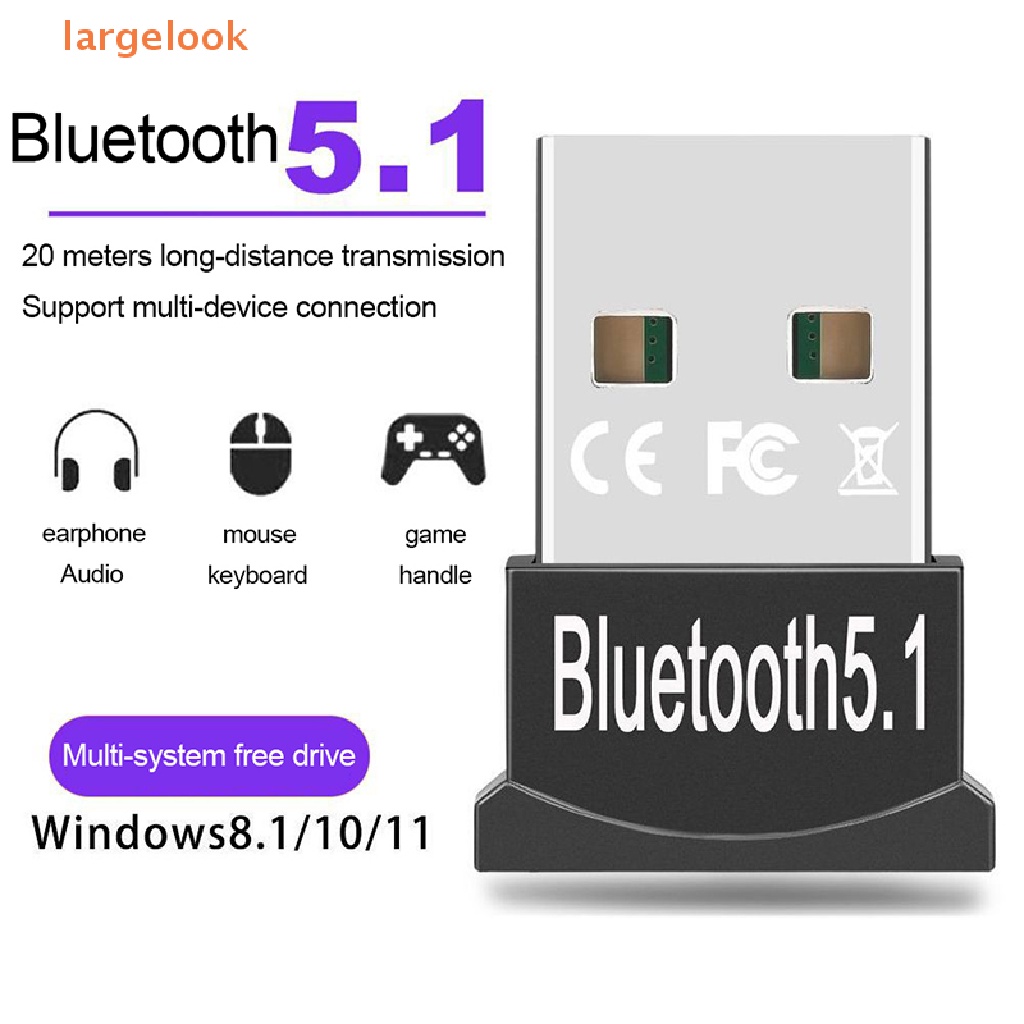 Usb Nhận Tín Hiệu Bluetooth 5.1 Cho Máy Tính Laptop