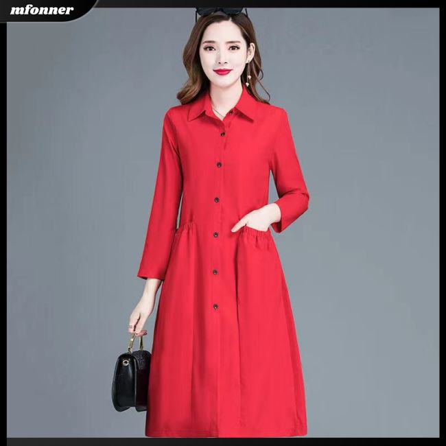 Áo Khoác Dáng Dài Màu Trơn Thời Trang Dành Cho Nữ