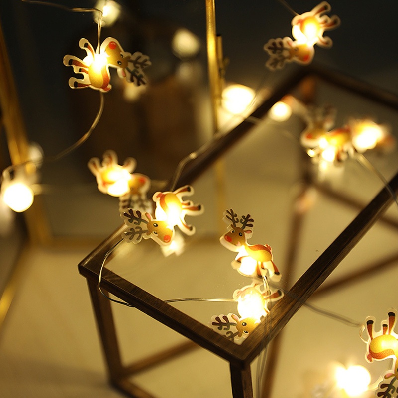 Dây Đèn LED Hình Bông Tuyết Trang Trí Giáng Sinh Năm Mới