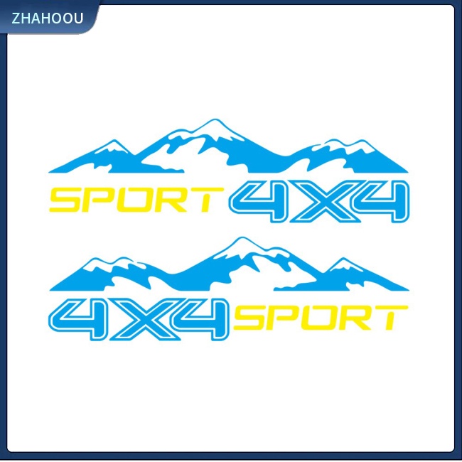 ☃Nhà Cửa☃ 1 Cặp Miếng Dán Trang Trí Xe Hơi D-1673 Họa Tiết Ngọn Núi Độc Đáo