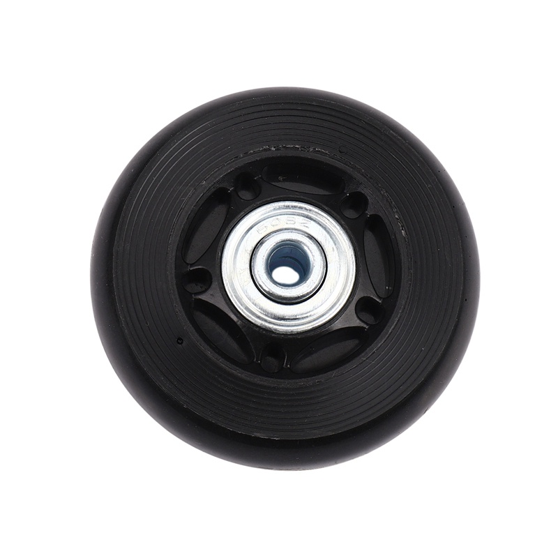 2 Bộ Vali Hành lý Thay thế Bánh xe Trục Cao su Sửa chữa Sang trọng OD 64mm Mới