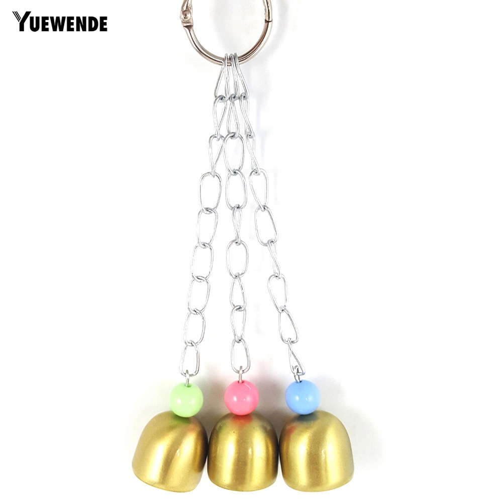 Đồ Chơi Treo 3 Chuông Kêu Vui Nhộn Dành Cho Chim Vẹt