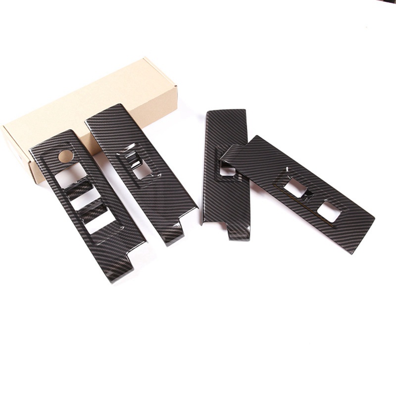 Khung Gắn Tay Vịn Cửa Sổ Xe Hơi Bằng Sợi Carbon Cho Toyota Tacoma 2022 2023 LHD