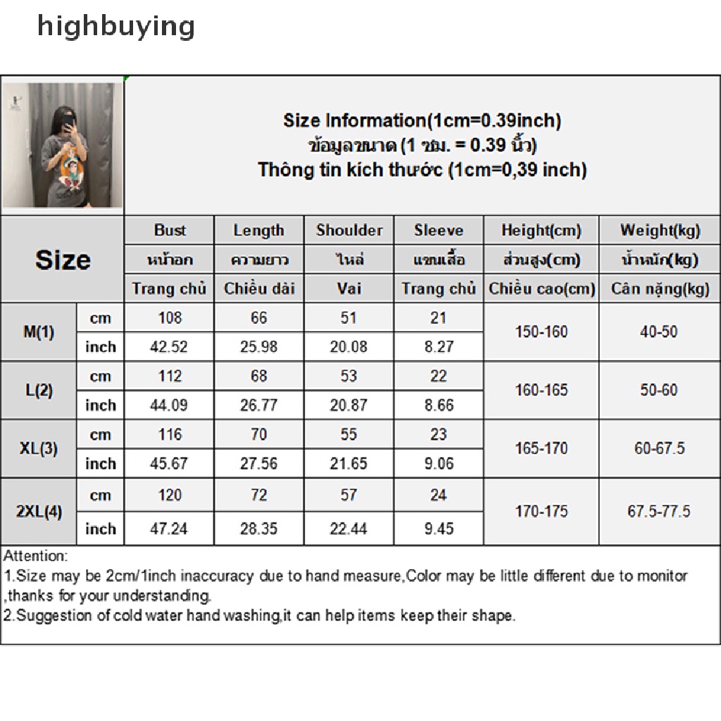 Áo Thun Tay Ngắn Cổ Tròn In Họa Tiết Hoạt Hình Cho Nữ