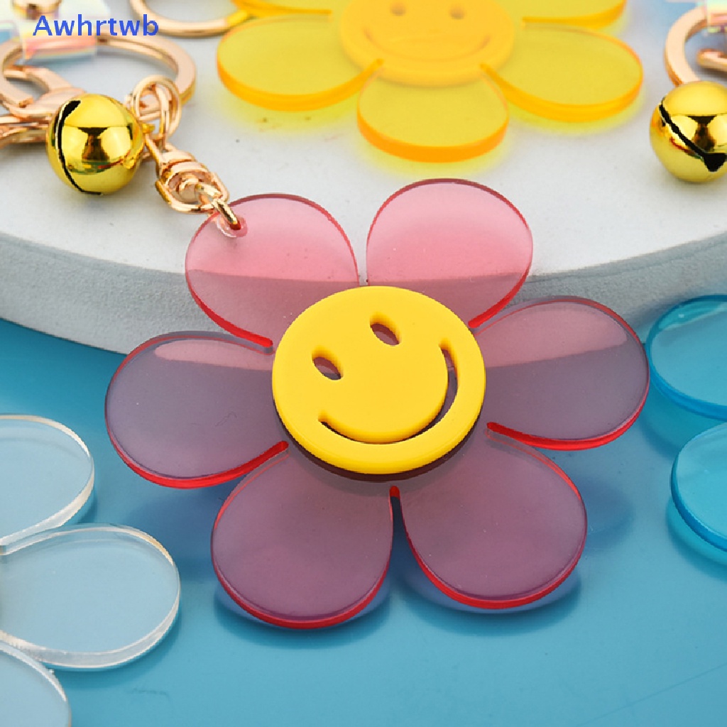 Móc Chìa Khóa Bằng Acrylic Hình Hoa Hướng Dương Sáng Tạo Cho Nữ Mới