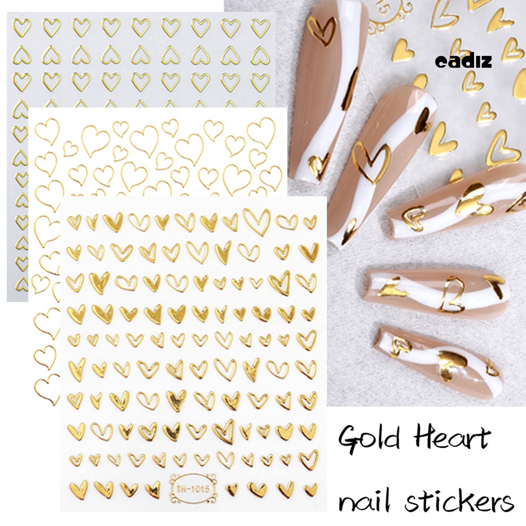 Miếng Dán Móng Tay Tự Dính Không Phai Màu Chống Rơi Có Thể Tháo Rời Dễ Thương DIY