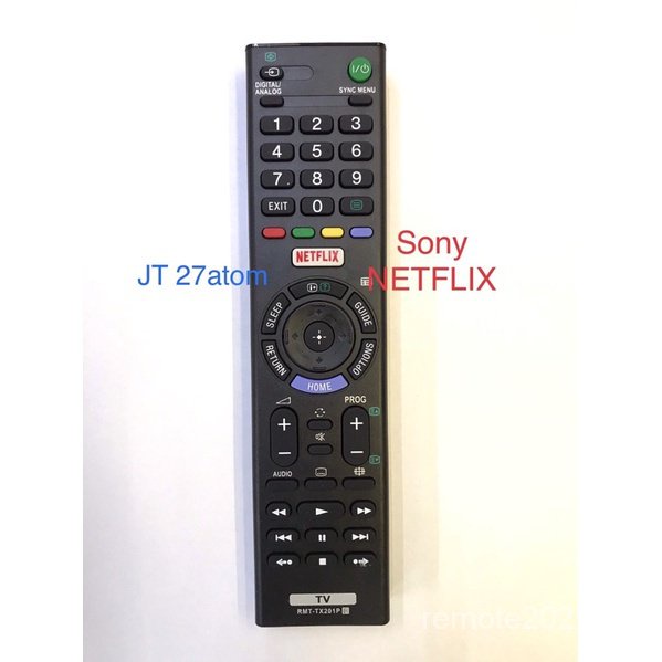 Remote TV Điều Khiển Từ Xa Sony Netflix RMT-TX201P