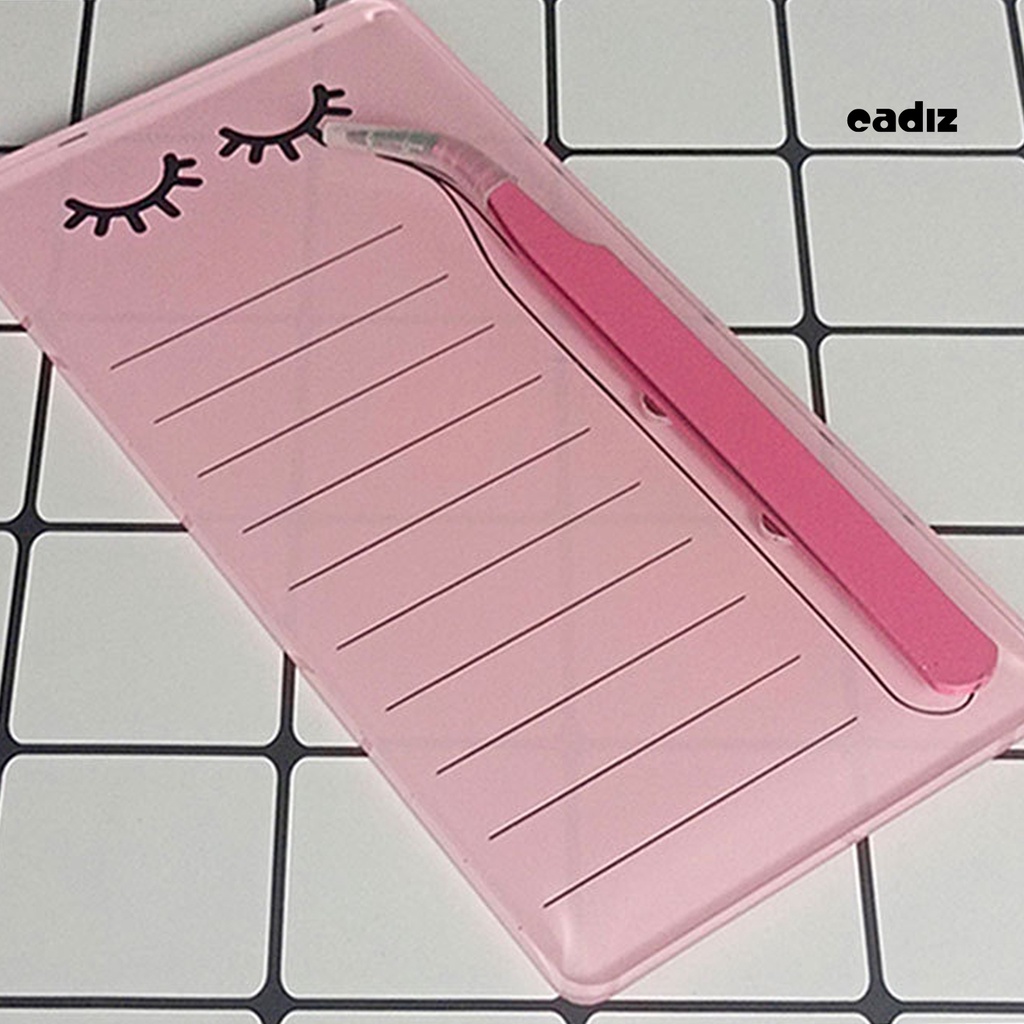 Bảng Đựng Lông Mi Giả Trong Suốt Chống Rơi Kèm Nhíp Trưng Bày