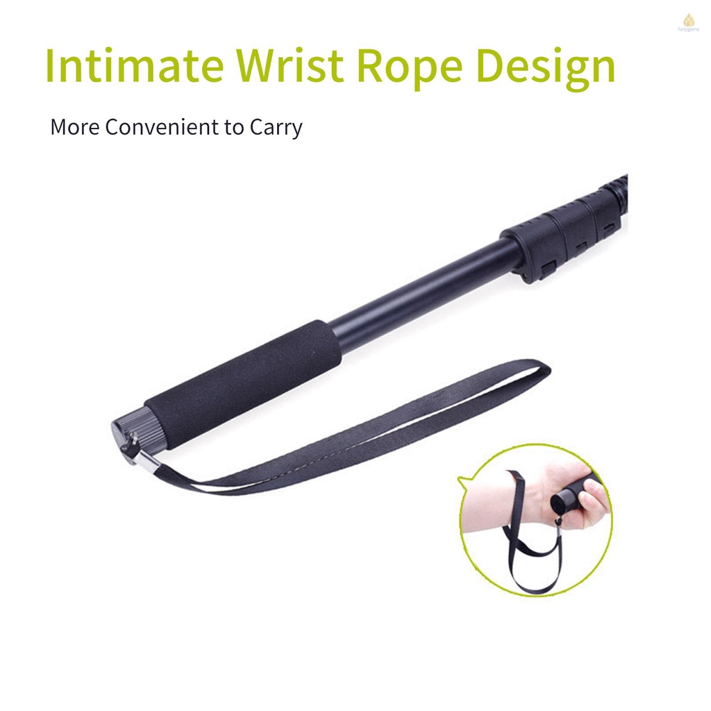 YUNTENG Gậy Selfie Mở Rộng Bằng Hợp Kim Nhôm Với Ốc Vít 1 / 4 Inch Cho Điện Thoại / Máy Ảnh Kỹ Thuật Số