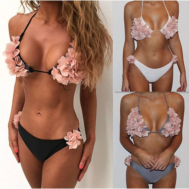Bộ Đồ Bơi Bikini Quyến Rũ Phong Cách Âu Mỹ