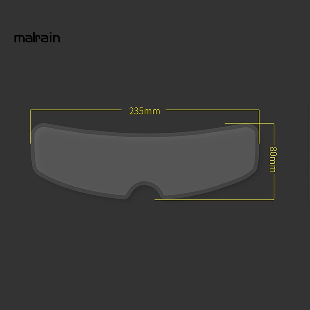 Miếng Dán Trong Suốt Chống Sương Mù Cho Mũ Bảo Hiểm Xe Máy