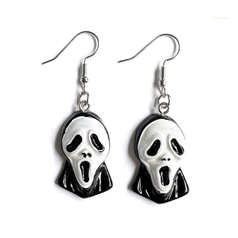 Bông Tai Dáng Dài Hình Ma Thời Trang Cho Nữ