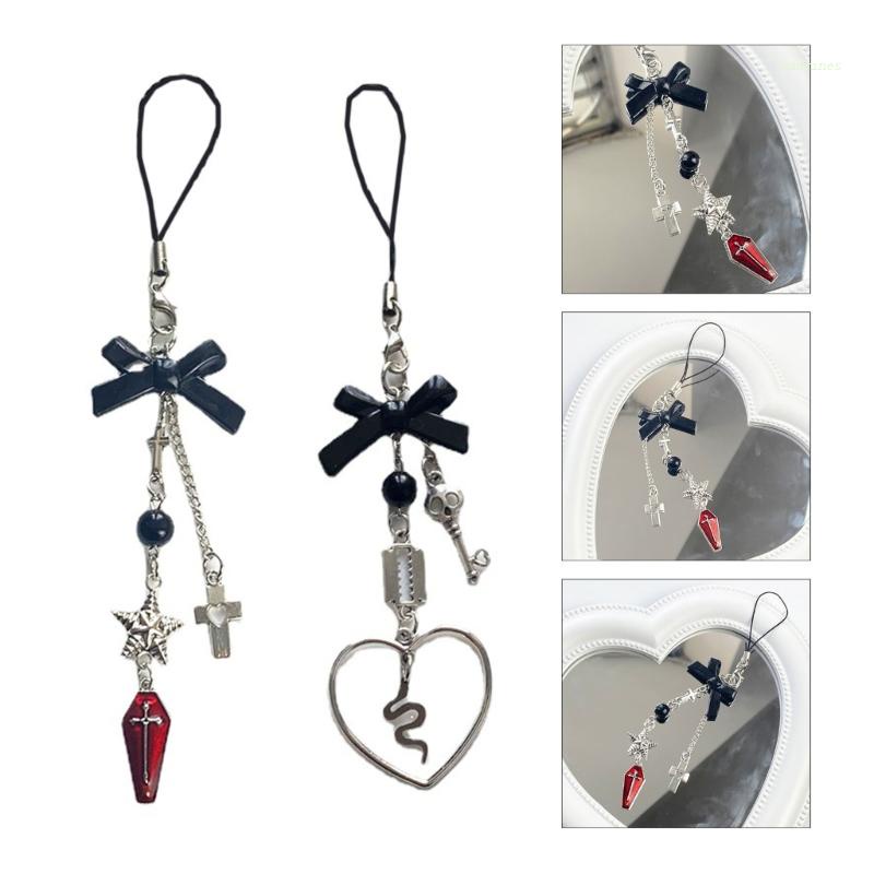 Dây Đeo Điện Thoại / Túi Xách Y2K Đính Nơ Chống Thất Lạc Tiện Dụng