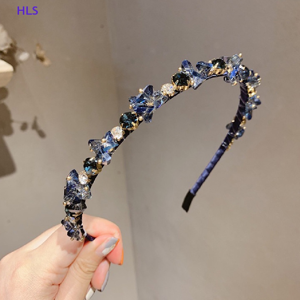 Băng Đô Hoa Đính Đá Thủy Tinh Thủ Công Phong Cách Bohemian Dành Cho Nữ