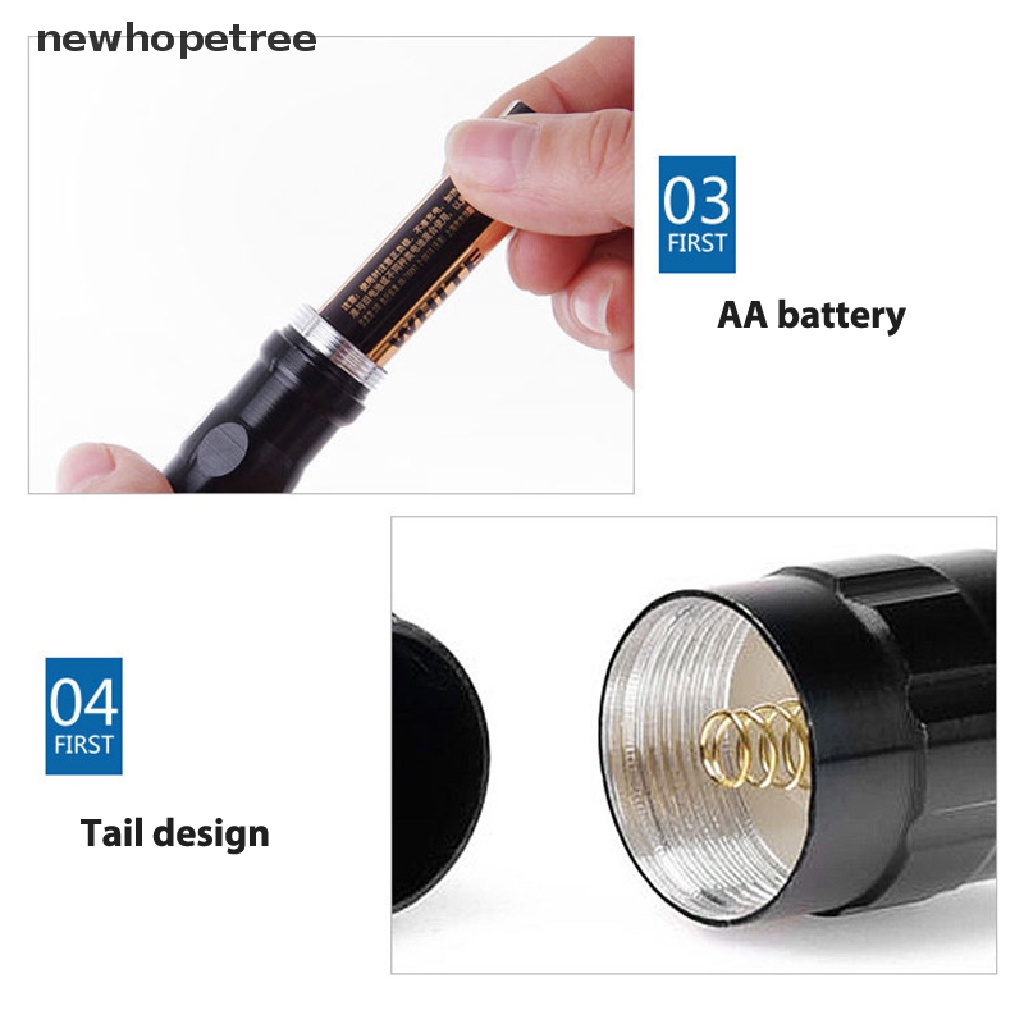 Đèn Pin Led Mini Chống Thấm Nước Có Thể Phóng To Cho Hung Camp