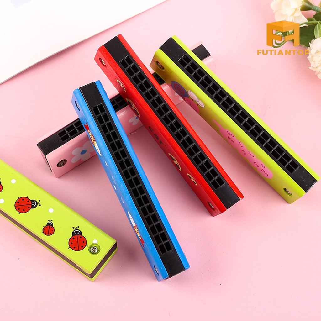 Nhạc Cụ Đồ Chơi NY-Harmonica Sáu Lỗ Dành Cho Các Bé