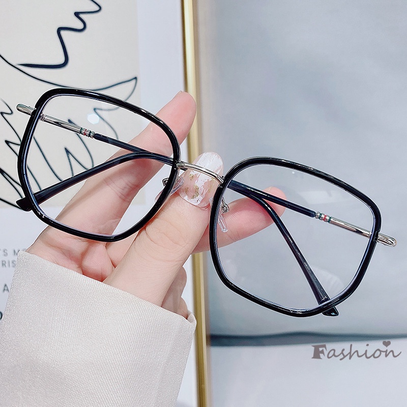 Kính Mát Gọng Vuông Kim Loại Chống Tia UV