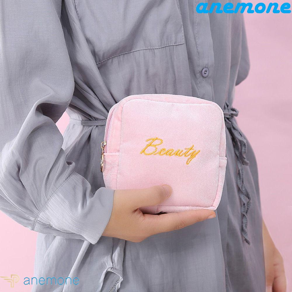 Túi Đeo Chéo Khóa Kéo Thêu Chữ Thời Trang Cho Nữ