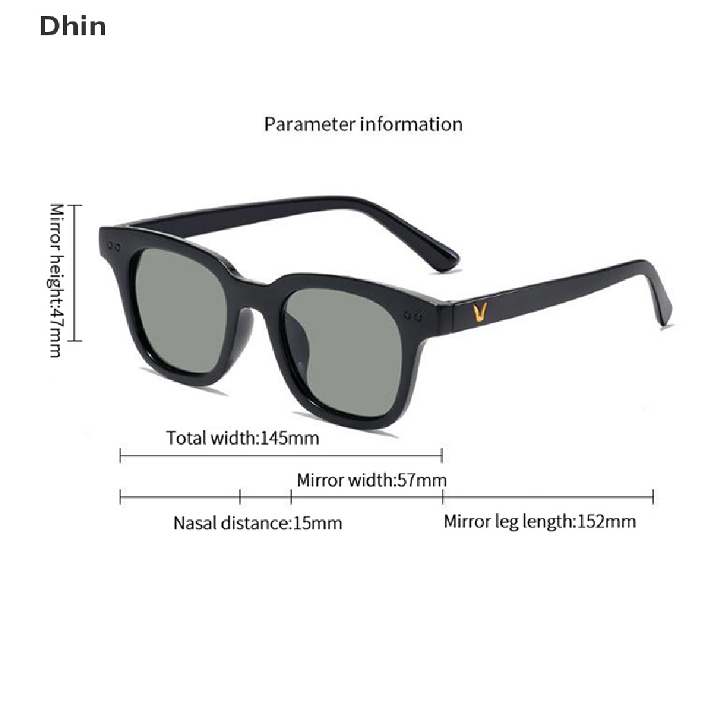 Kính Mát Gọng Vuông Phong Cách Hàn Quốc Thời Trang Cho Nam Nữ