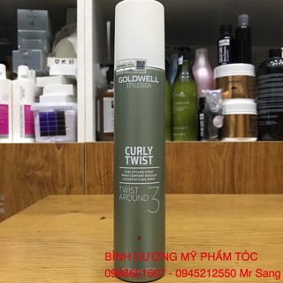 Xịt tạo kiểu dưỡng xoăn cho lọn xoăn sâu TWIST CURLY Twist Around Goldwell 200ml (2026)
