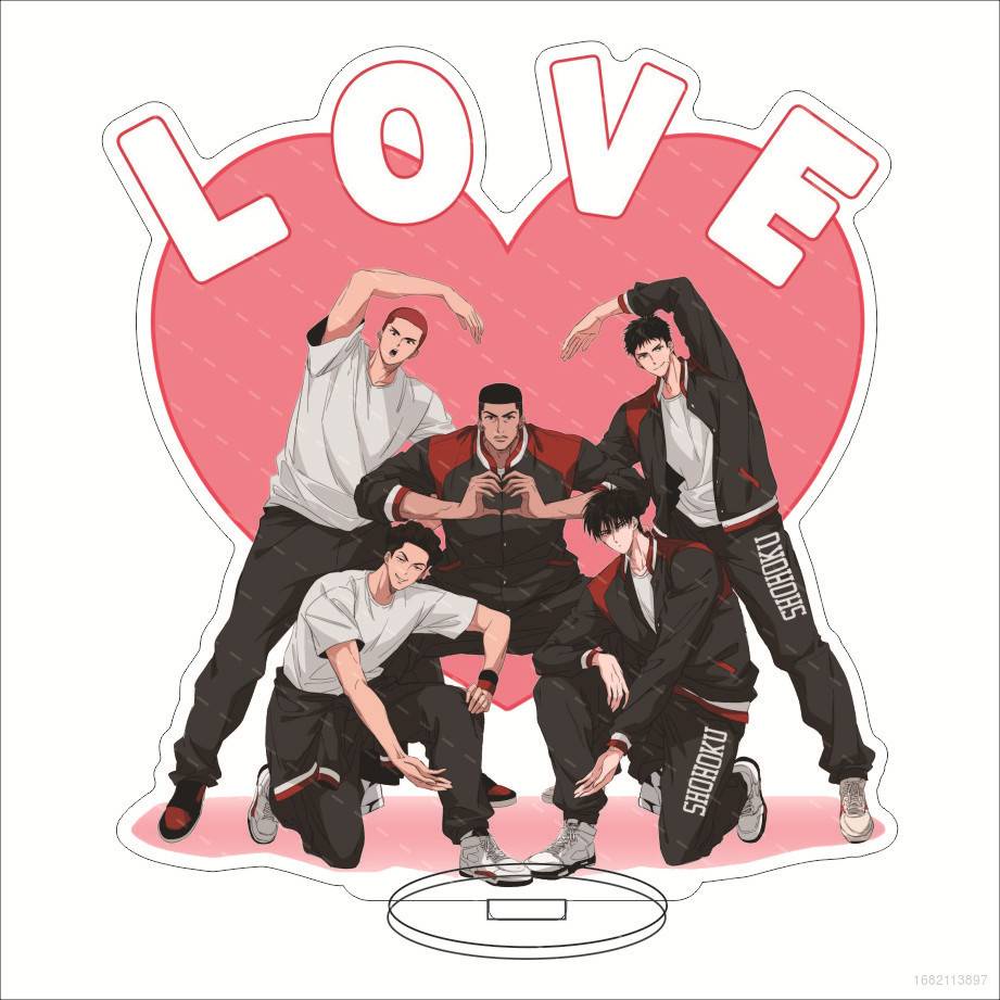 Mô Hình Đồ Chơi Nhân Vật YB3 Slam Dunk Bằng Acrylic Giá Đỡ Đĩa Phim Hoạt Hình Hanamichi BY3