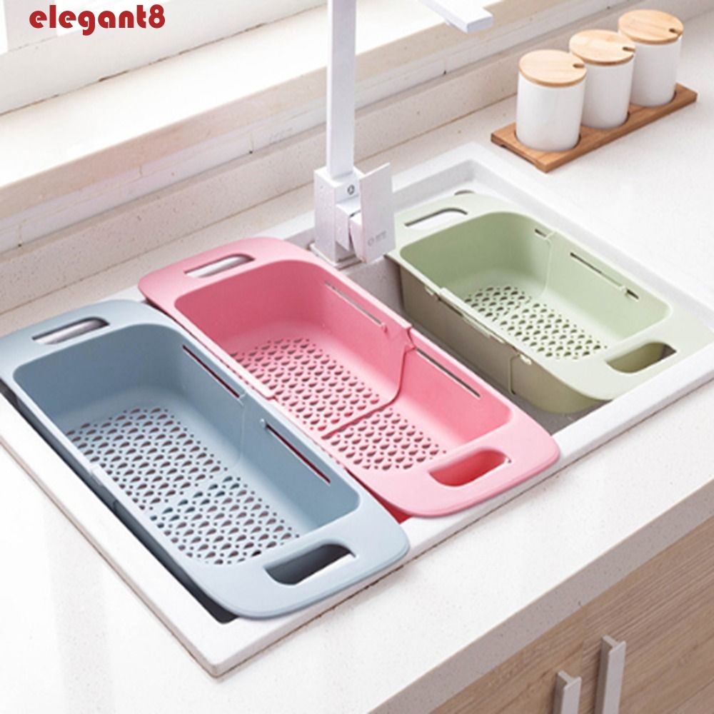 Rổ Nhựa Để Ráo Nước Có Thể Điều Chỉnh Tiện Lợi