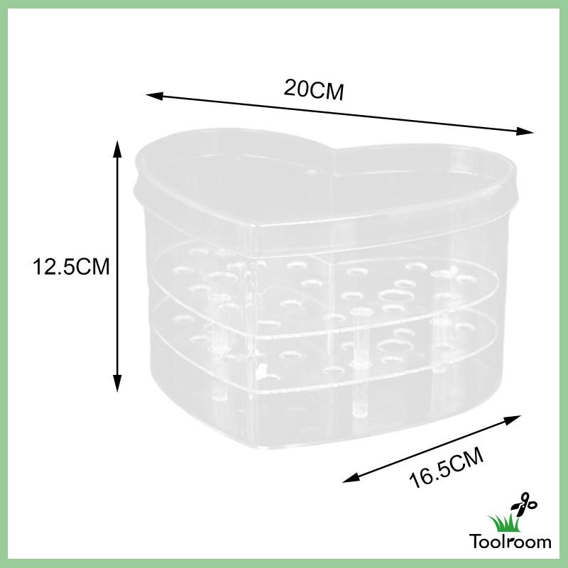 Hộp Hoa Acrylic Có Nắp Đậy Dùng Làm Đạo Cụ Chụp Ảnh Phù Dâu